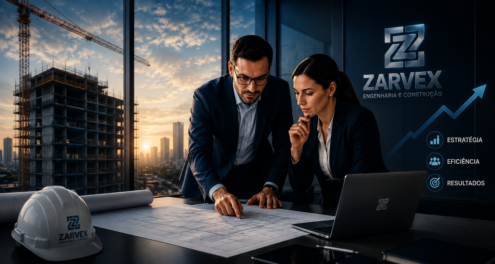 Planejamento técnico e consultoria premium de obras