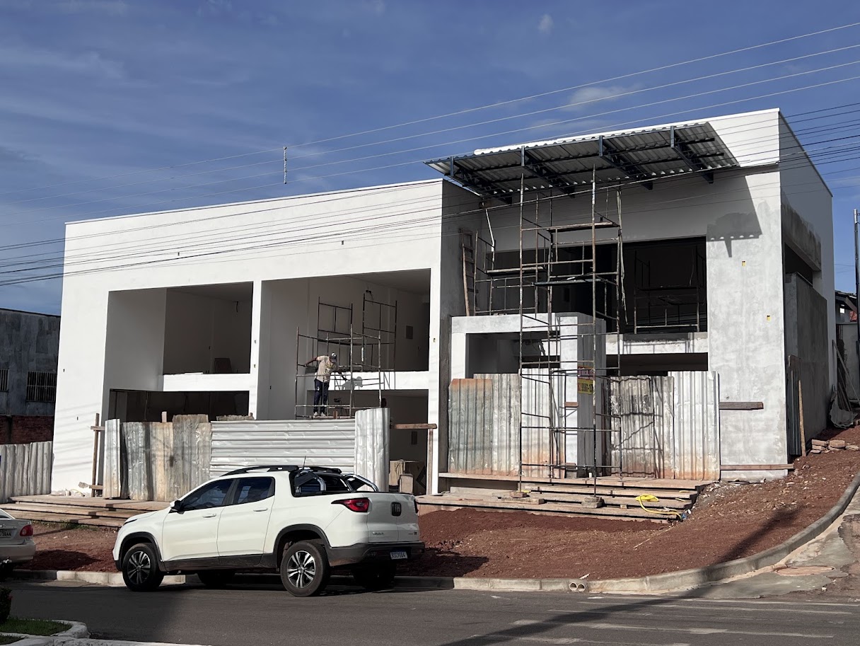 Obra comercial executada pela construtora Zarvex